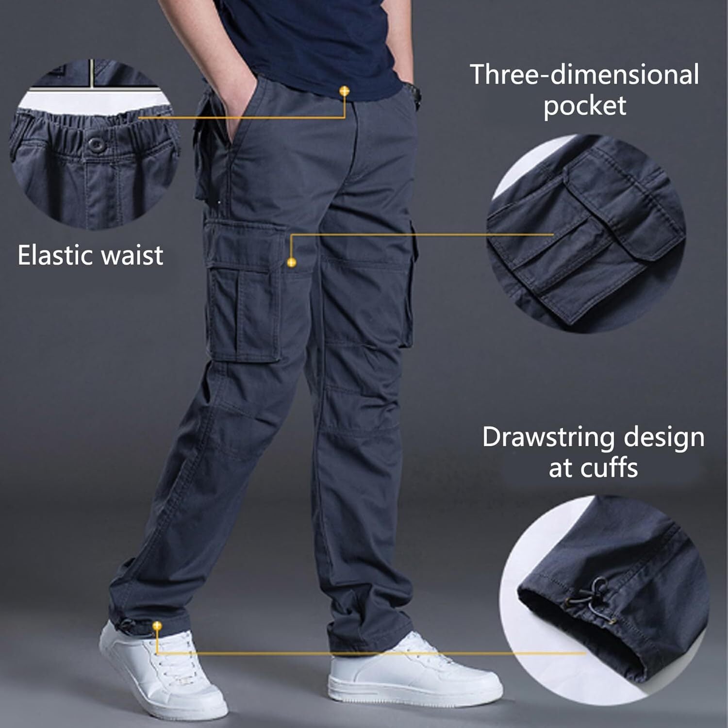 💝Last day promotion! Men's Durable Waterproof Multi-Pocket Work Pants