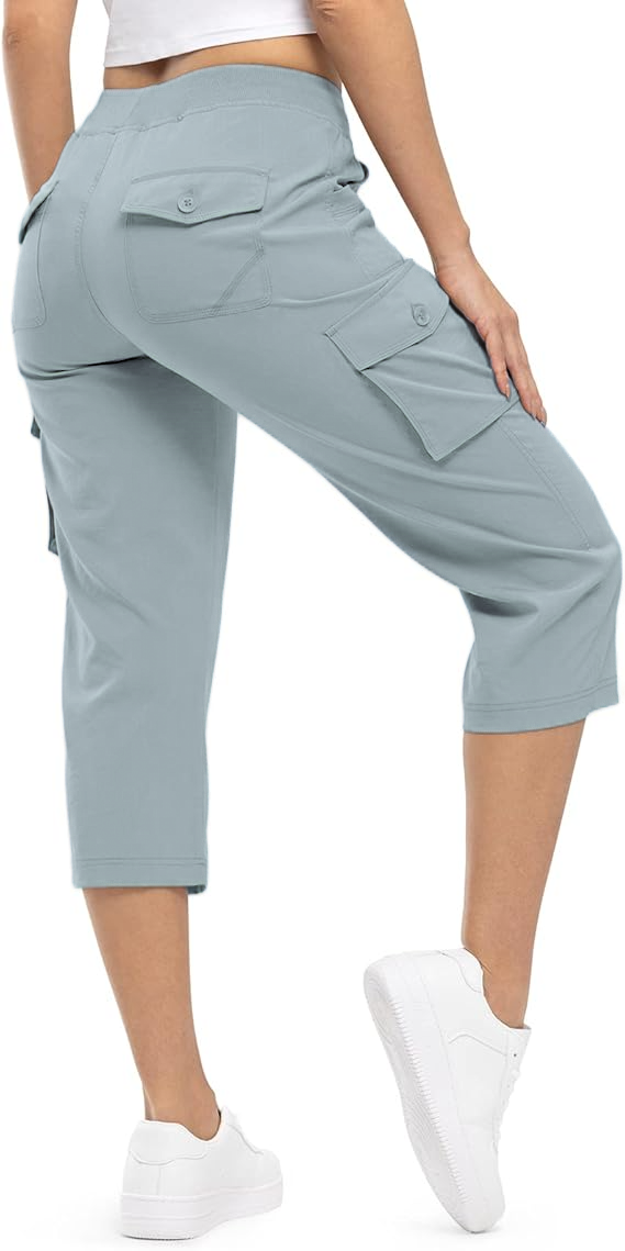 ⚡FINAL SALE⚡-Multi-Pocket Capri Cargo Pants