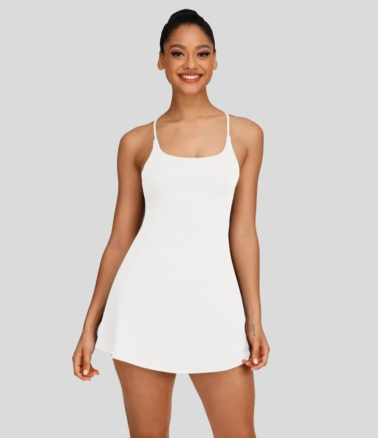 🔥70% OFF | Plush Backless Active Dress – Easy Peezy UPF50+ 👗 Multiple Colors!