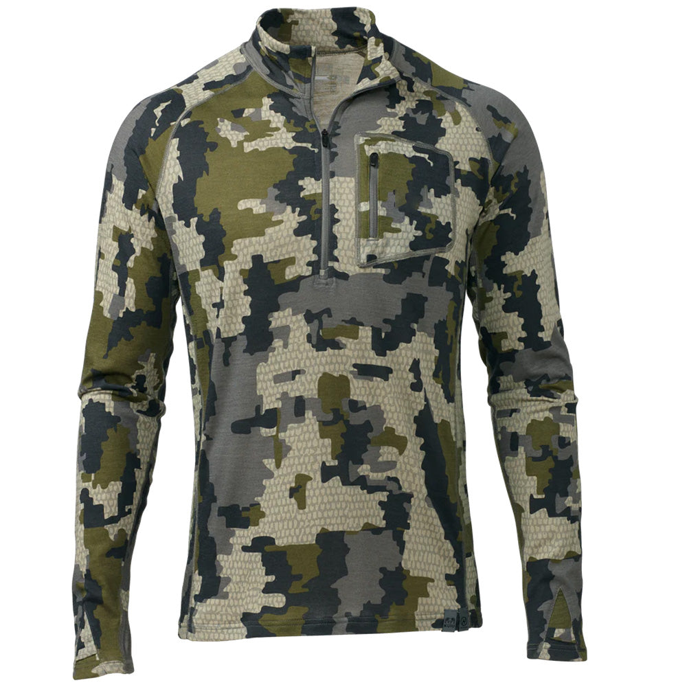 UPF 50+ Sun Protection-Merino 145 Zip-T Hunting Shirt