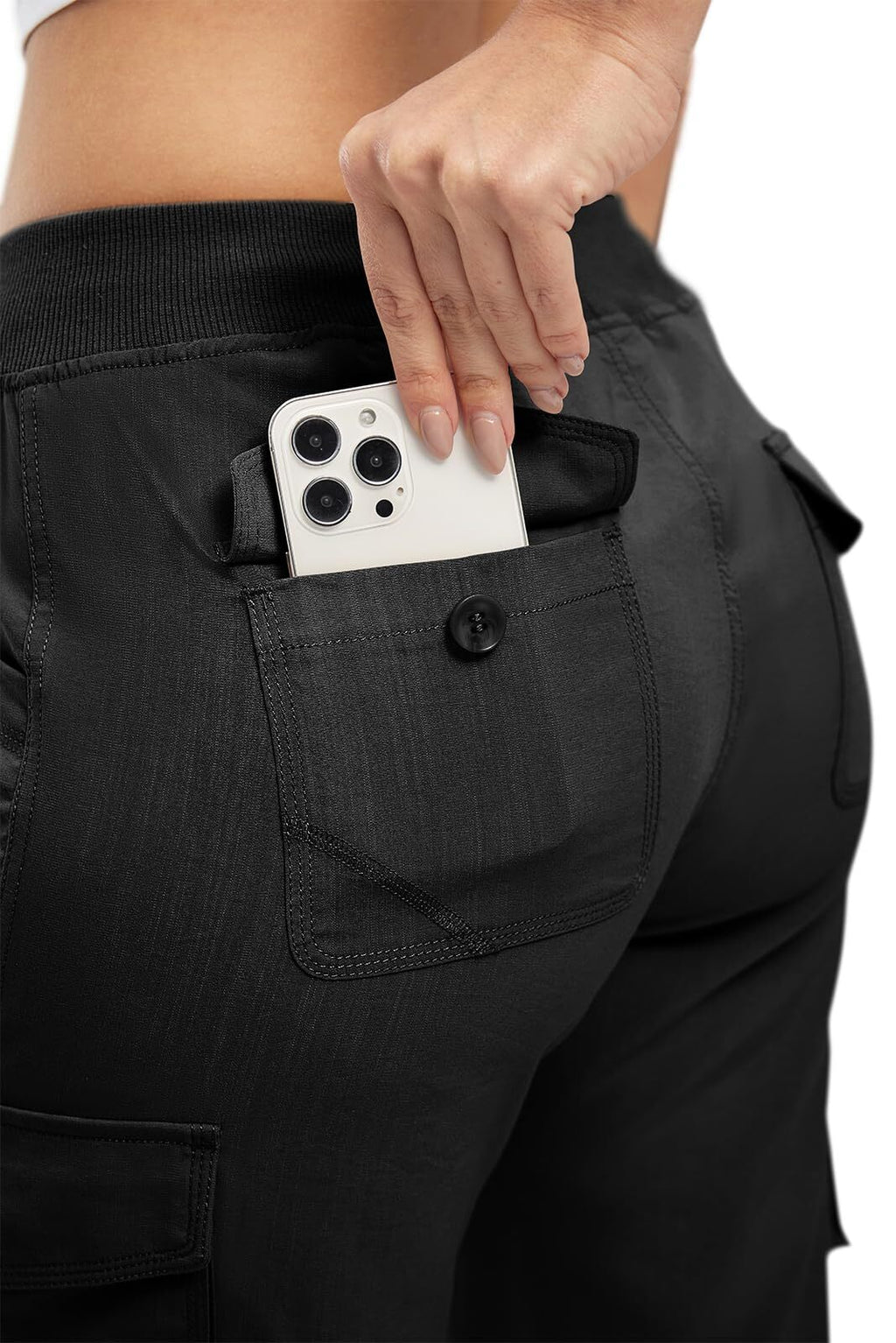 🔥Last day promotion!Women’s Loose Fit Lightweight Capri Cargo Pants – Casual 3/4 Trousers with 6 Pockets