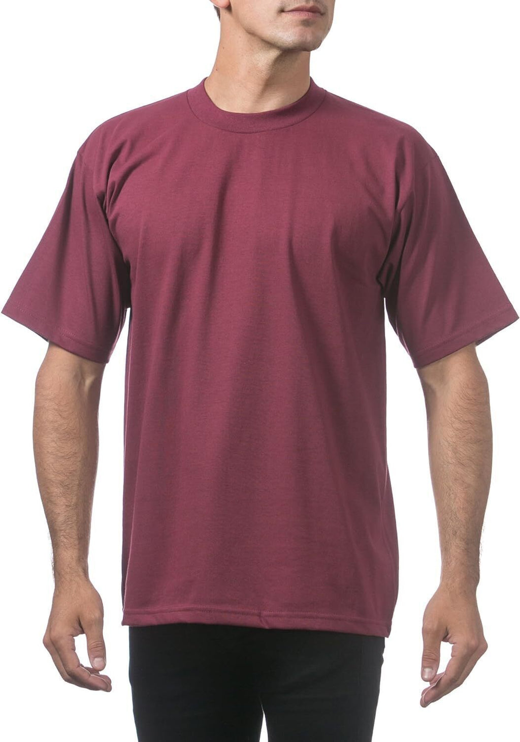 Men's Heavyweight Cotton Short Sleeve Crew Neck T-Shirt