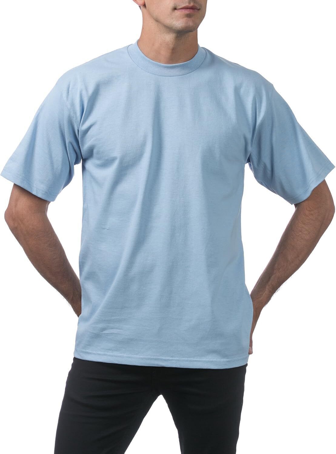 Men's Heavyweight Cotton Short Sleeve Crew Neck T-Shirt