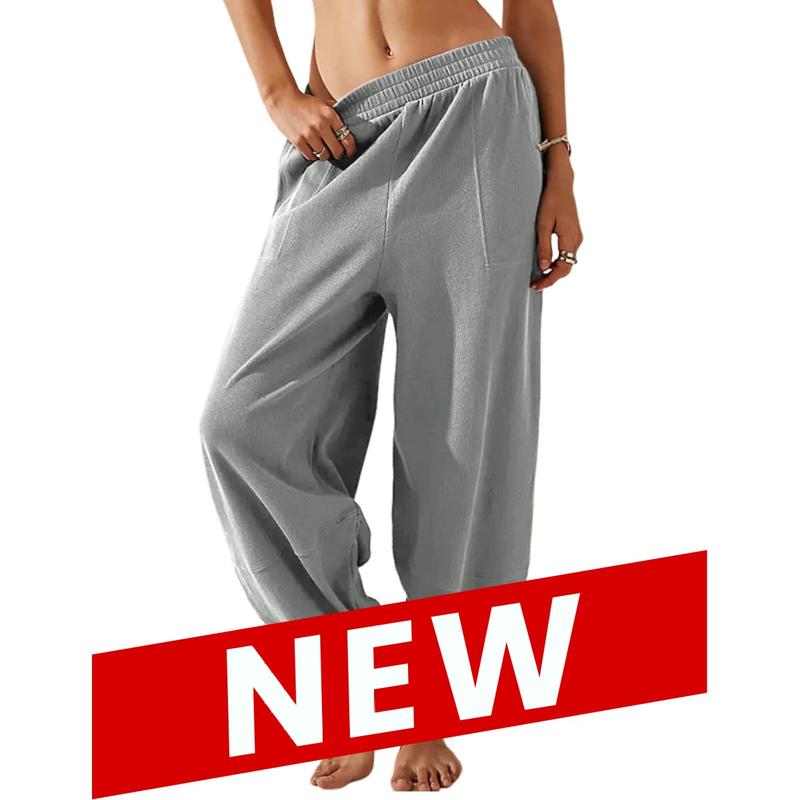 Women's Baggy Wide-Leg Pants with Pockets