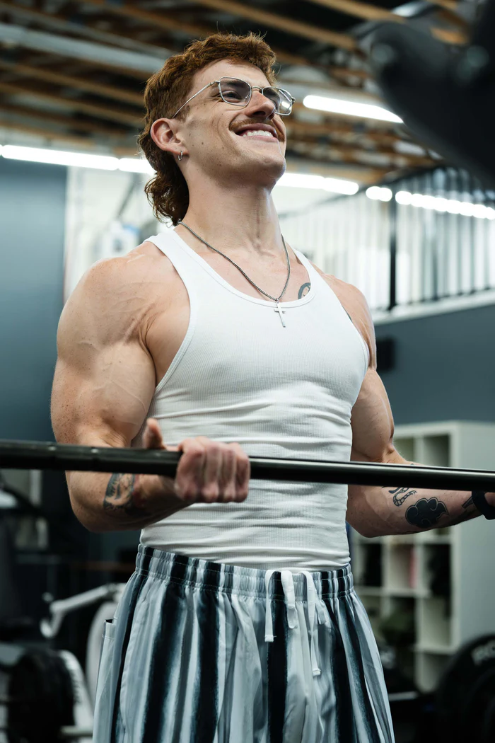 Cotton Spandex 340gsm Sleeveless Shirt Classic Vest Men Shirt Classic Design Fitness Wear Sportswear