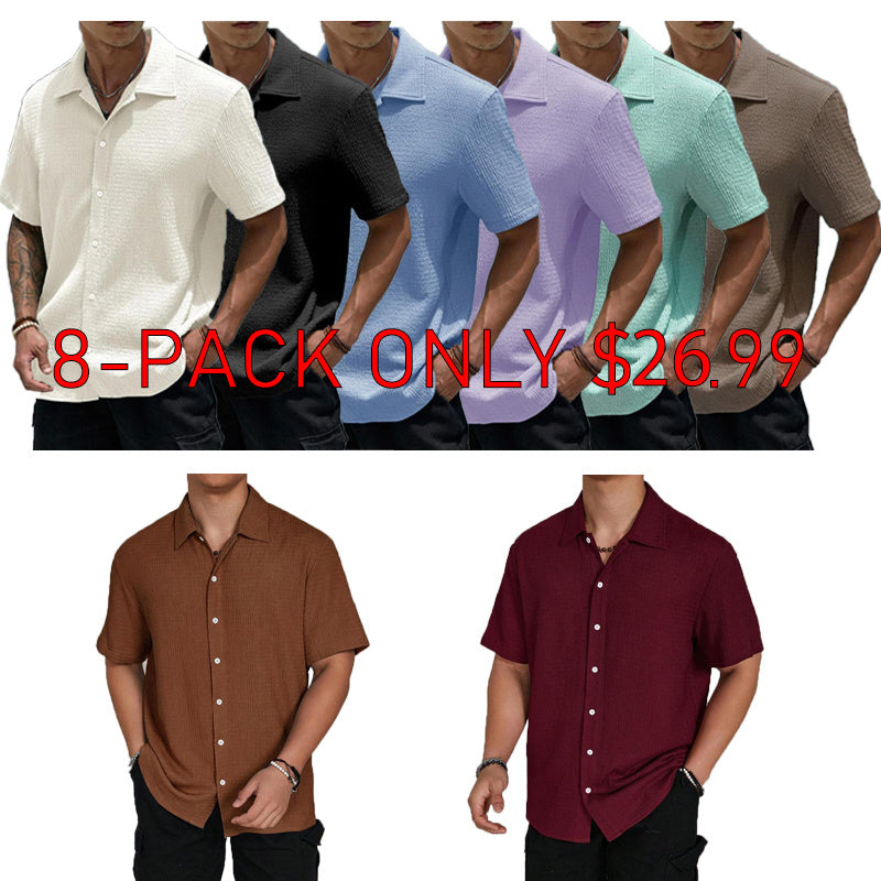 Men's Textured Knit Shirt