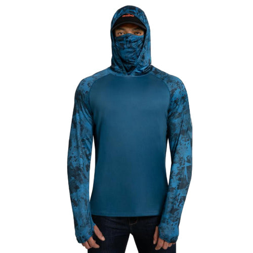 🔥Last day promotion!🔥Ultimate Sun Hoodie for Men – UPF 100+ UV Detection, Neck Gaiter, Thumbholes, Quick-Dry & Breathable Cooling Shirt