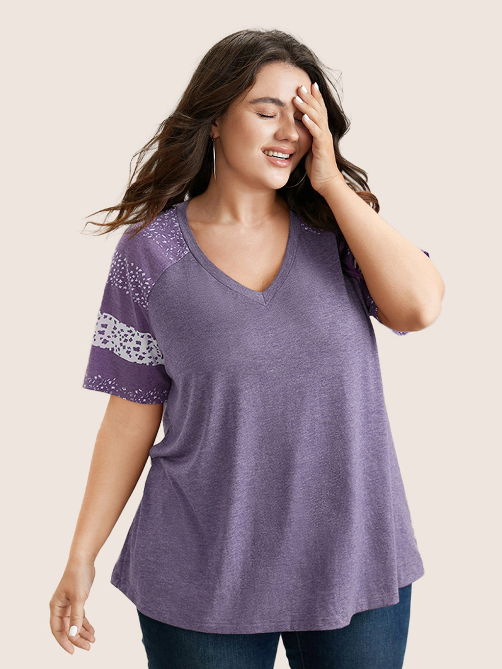 13-pack of Loose-fitting cotton sport T-Shirts with a Variety of Colorblock Prints