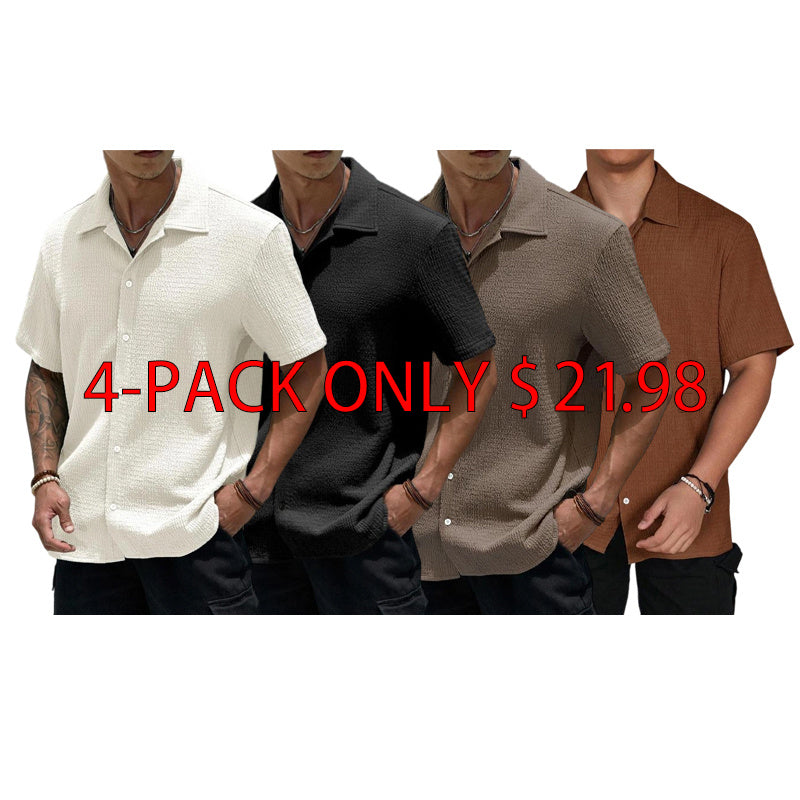 Men's Textured Knit Shirt