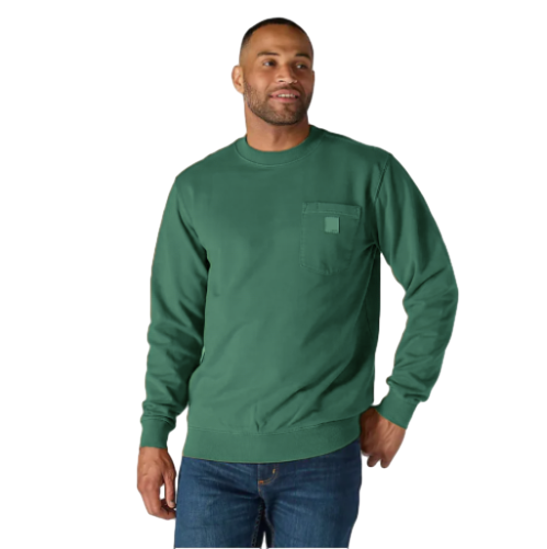 Men's crewneck sweatshirt – Loose Fit, Durable Cotton, Pocket Tee (Big & Tall Sizes Available)