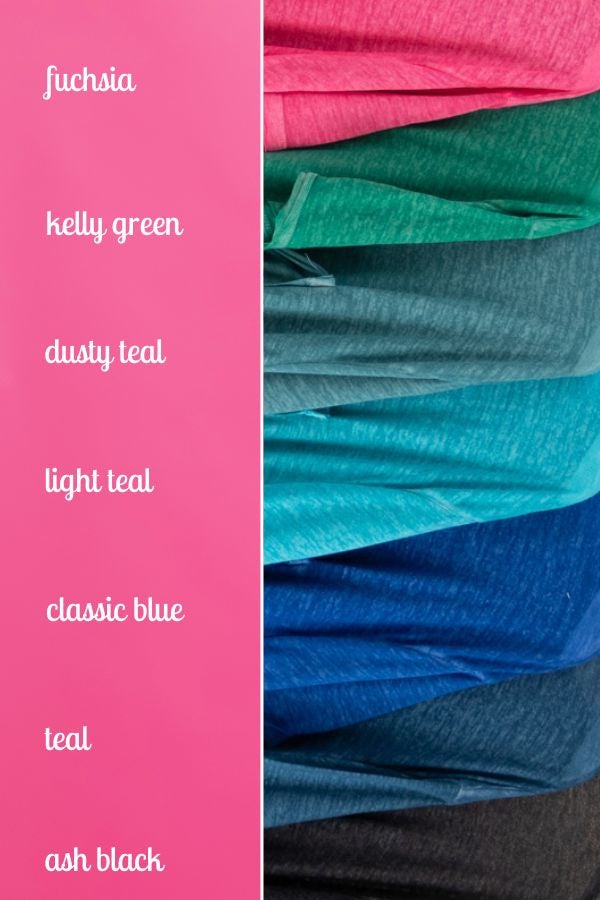 Zenana Oversized Melange Burnout Raw Edge Tee