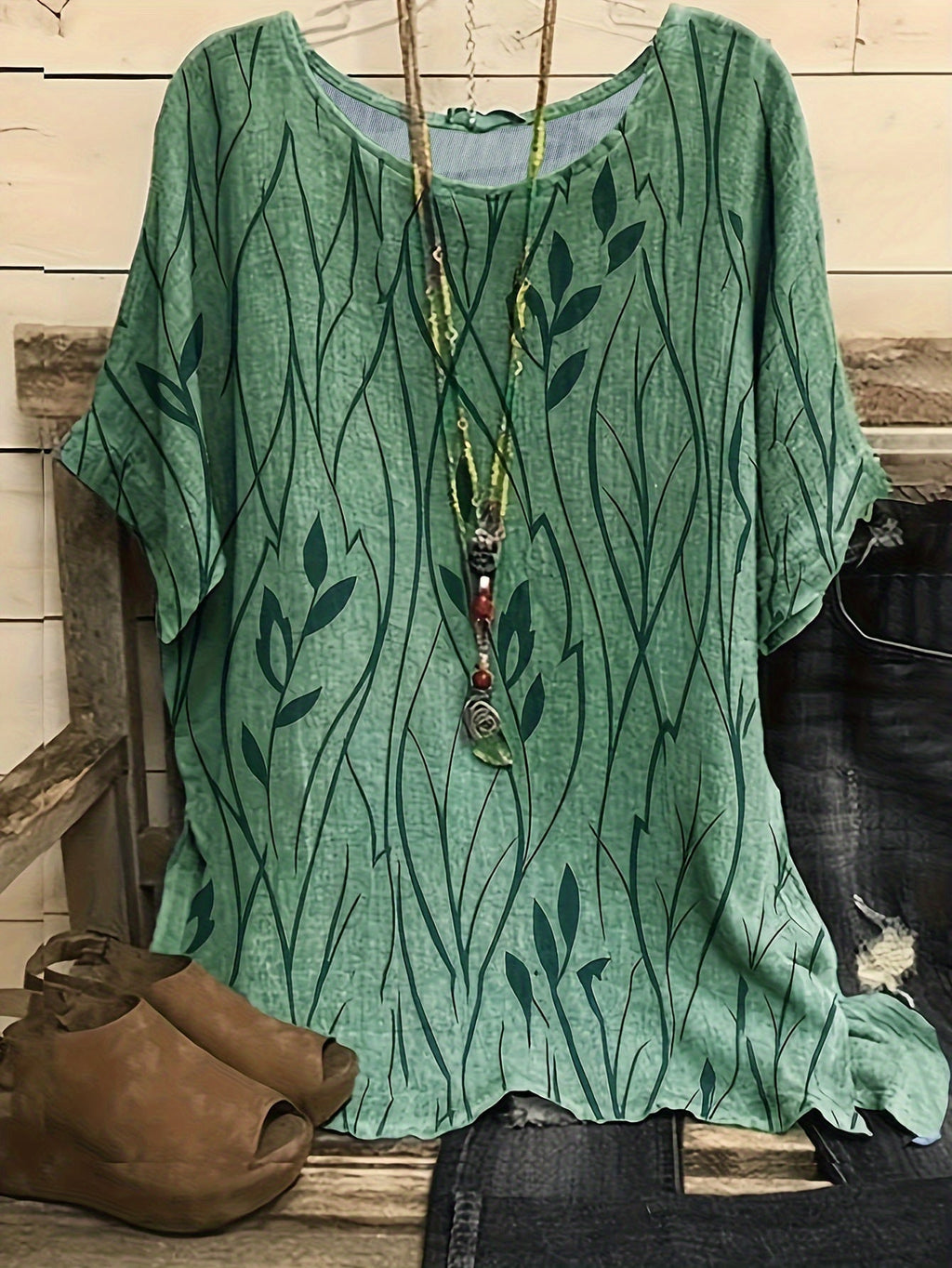 Bruna - Blusa Floreale Morbida