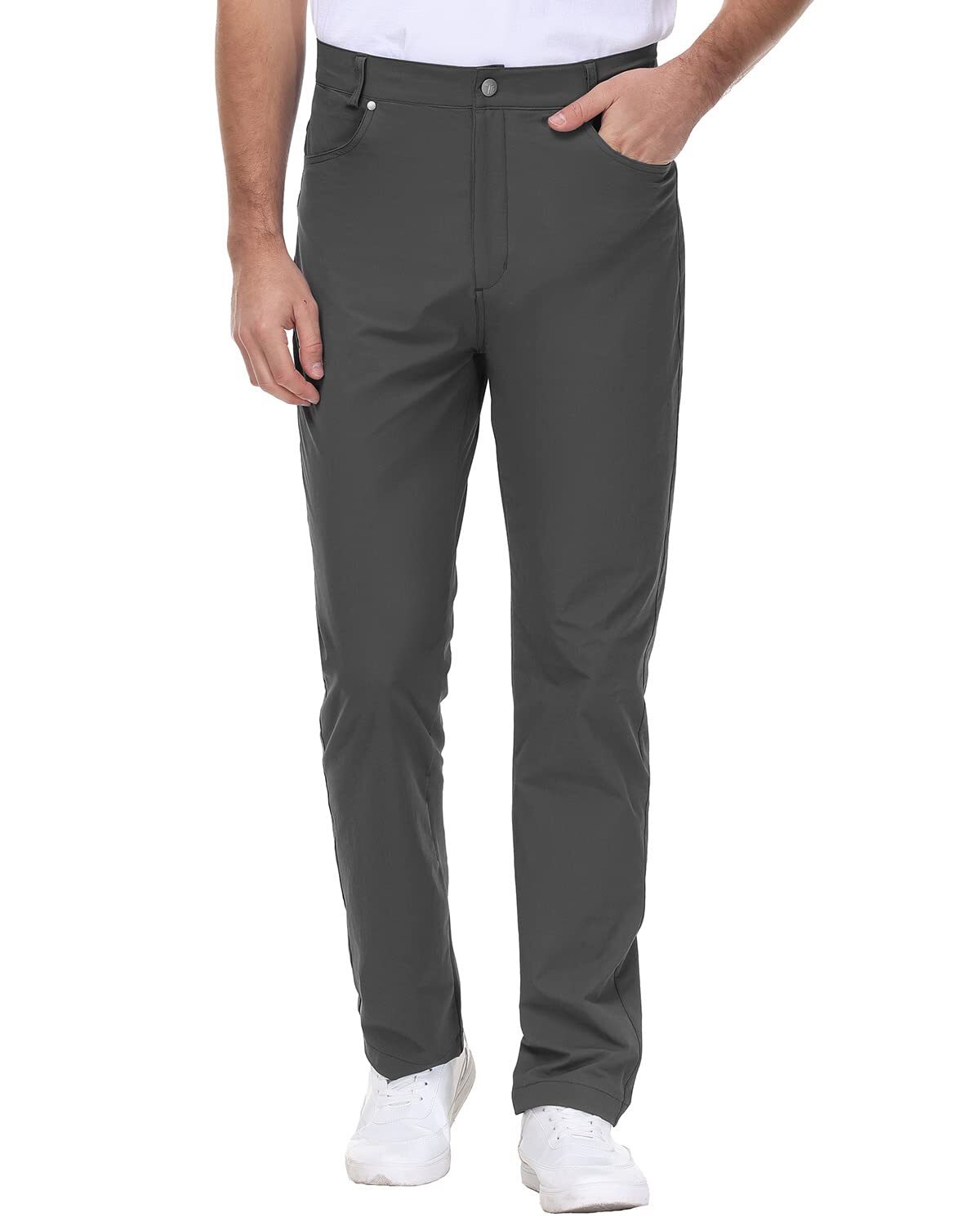 🔥PROMOTION LAST DAY🔥Men's Stretch Golf Pants Lightweight Quick Dry Work Casual Dress Pants 6 Pack