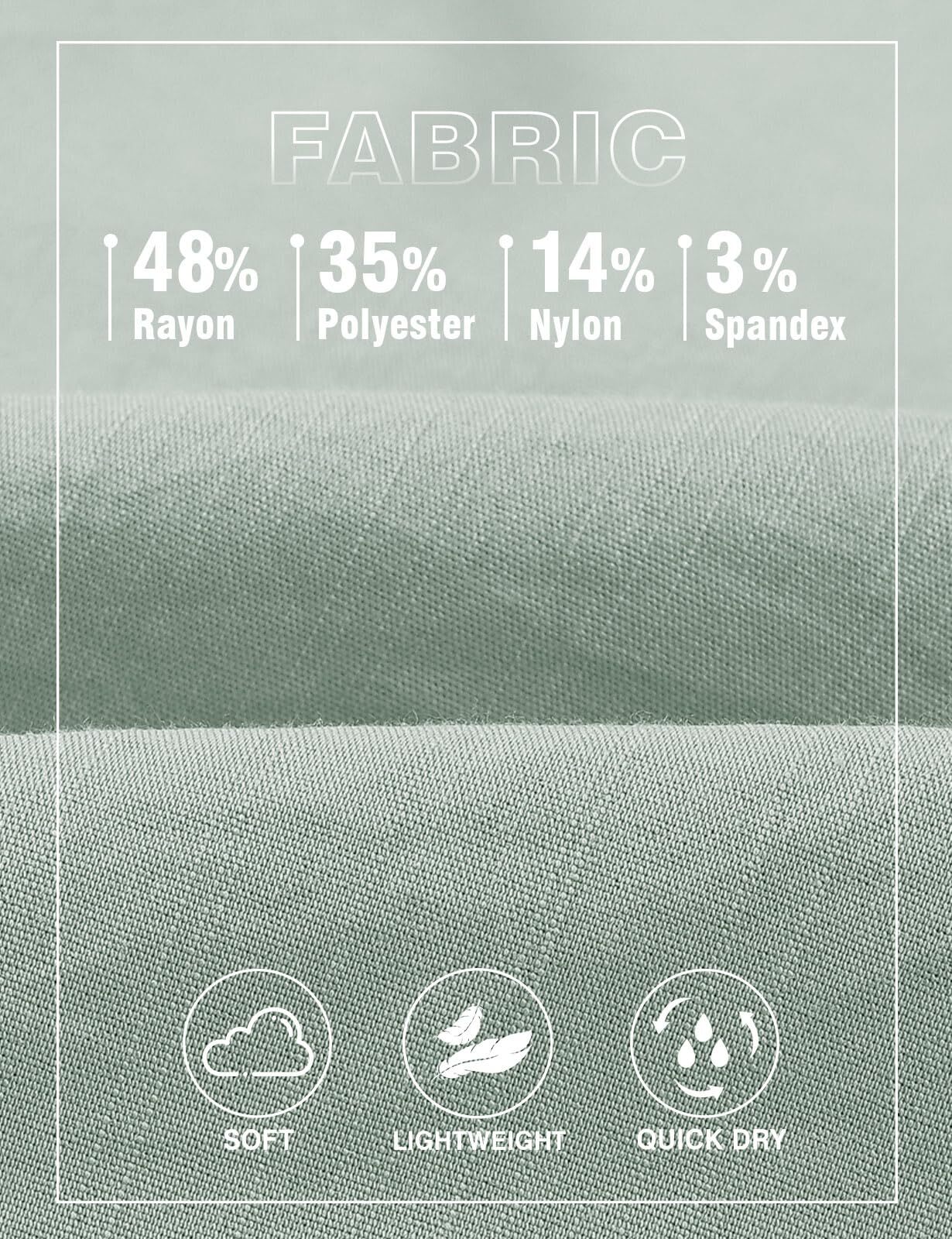 Womens Cargo Capris Lightweight Hiking Pants 6 Pockets Quick Dry Casual Outdoor Trip Loose Shorts Cropped Cotton