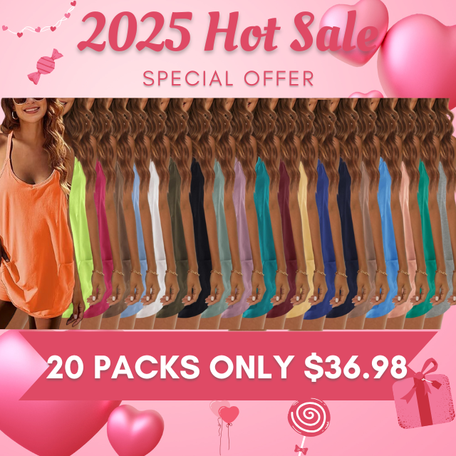 Womens Summer Sleeveless Mini Dress V Neck Spaghetti Strap Sundress Athletic Short Dress with Pockets