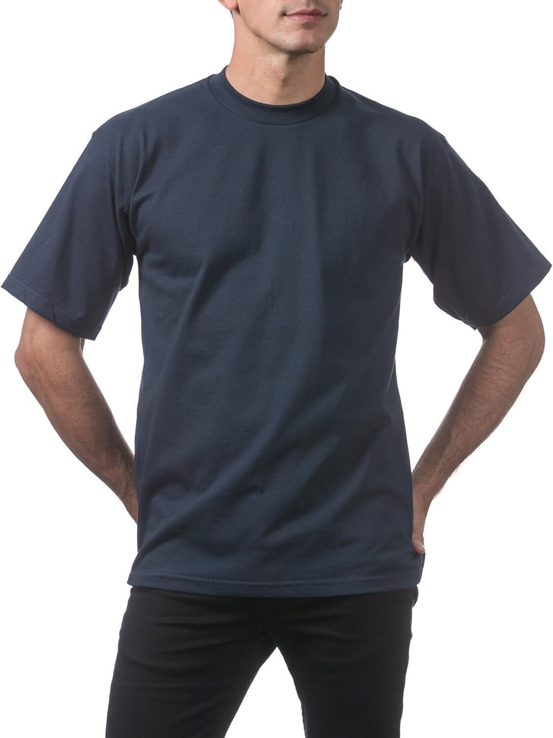 Men's Heavyweight Cotton Short Sleeve Crew Neck T-Shirt