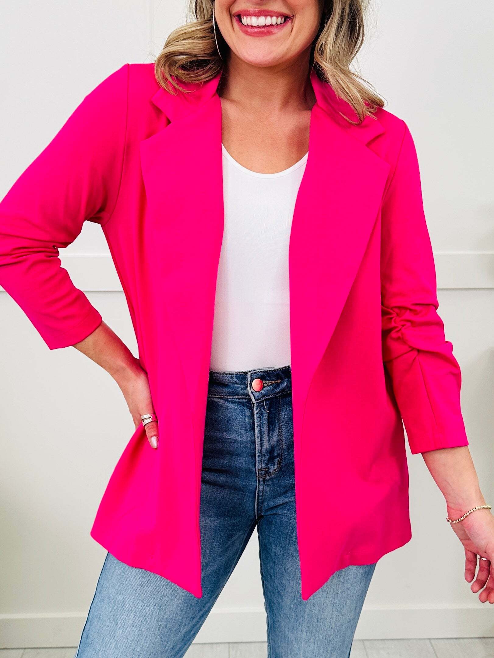 🔥2025 Hot Sale Boss Lady Magic Blazer- Multiple Colors!