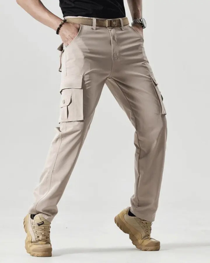 🔥2025 Hot Sale 50% off🔥Men's Solid Color Patched Zipper Fly Cargo Pants