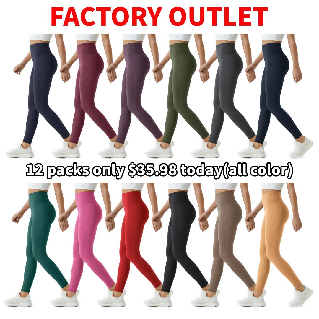 💝Last day promotion!—High Waisted Butt Lifting Tummy Control Side Pocket Shaping Workout UltraSculpt Leggings