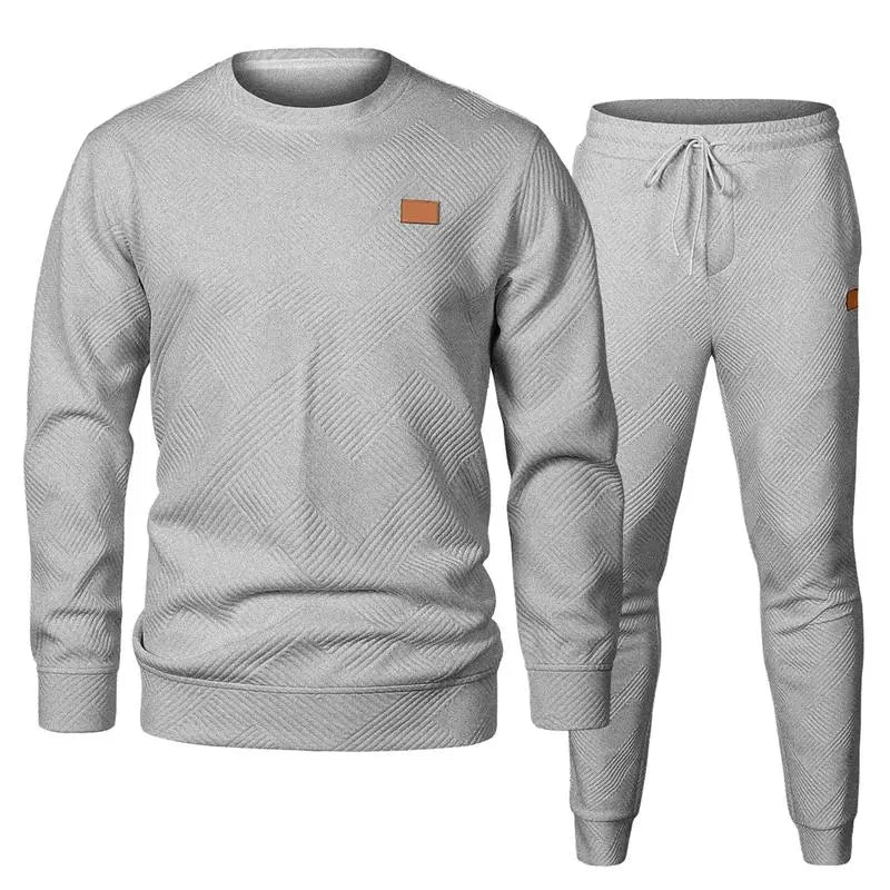 ⏰Clearance sale! Men's Casual Tracksuit Lounge Set | Soft Cotton French Terry Hooded Sweatshirt & Sweatpants