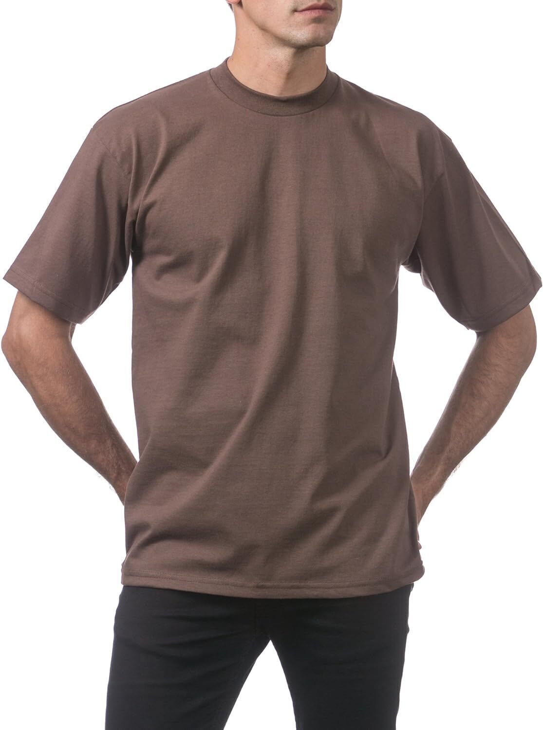 Men's Heavyweight Cotton Short Sleeve Crew Neck T-Shirt