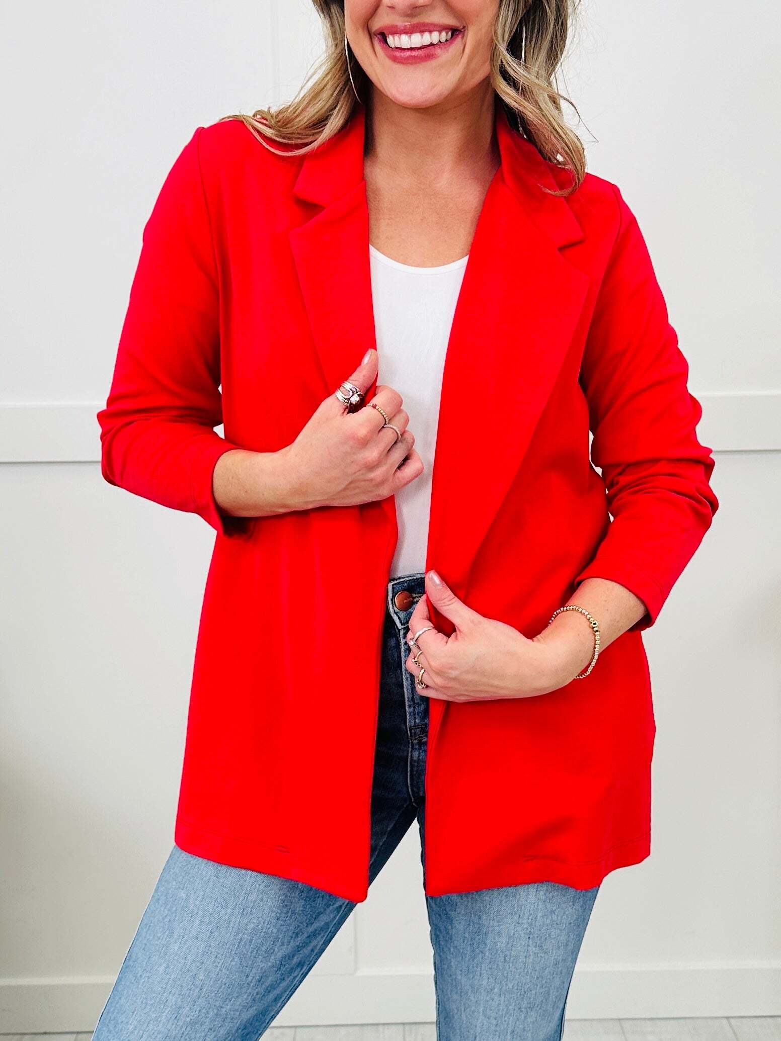 🔥2025 Hot Sale Boss Lady Magic Blazer- Multiple Colors!