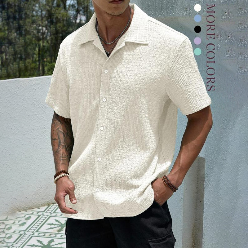 Men's Textured Knit Shirt