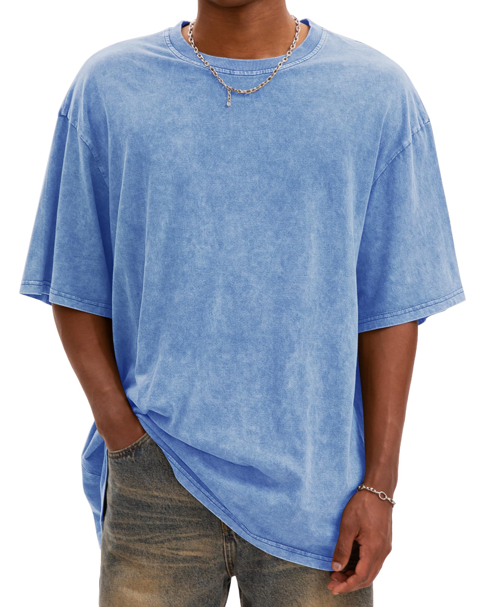 Men's Overized Acid Wash Tees