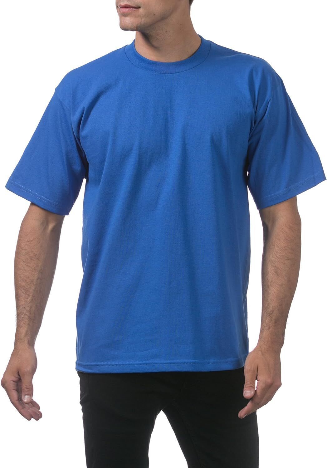Men's Heavyweight Cotton Short Sleeve Crew Neck T-Shirt