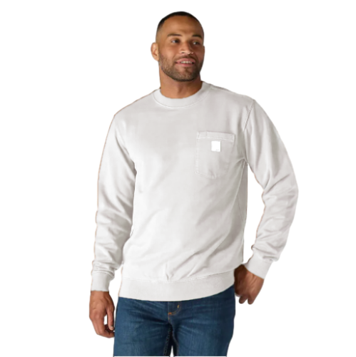 Men's crewneck sweatshirt – Loose Fit, Durable Cotton, Pocket Tee (Big & Tall Sizes Available)