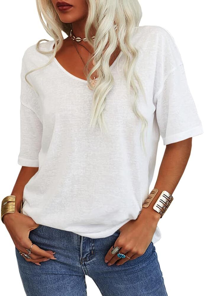 🔥Spring Sale 🔥- Spring Casual Half Sleeve T-shirt Basic Tops (Multiple Colors)