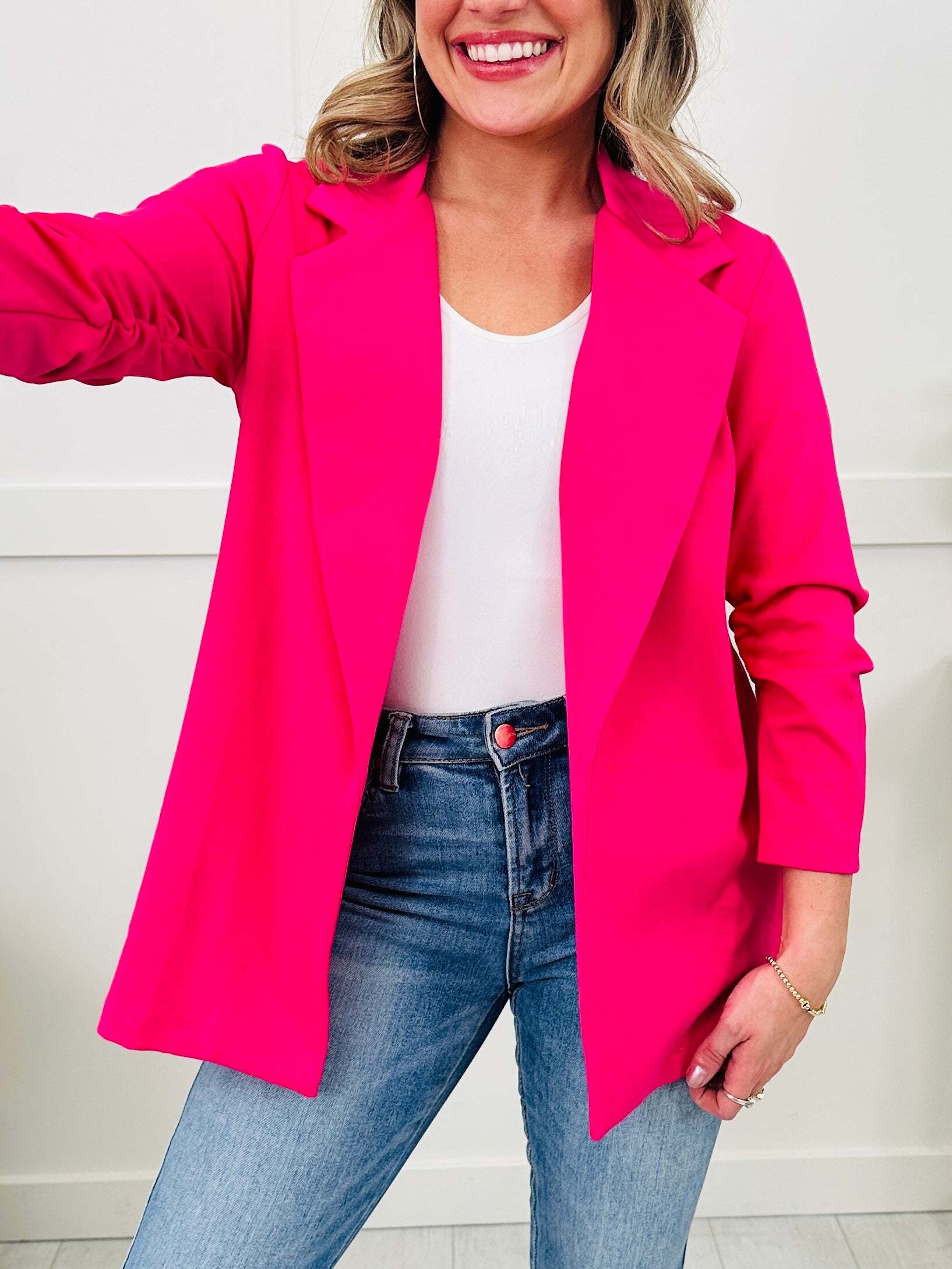 🔥2025 Hot Sale🔥 Boss Lady Magic Blazer- Multiple Colors!