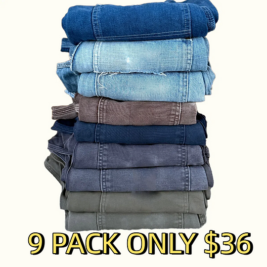 🔥Men's Loose Fit Washed Carpenter Work Pant