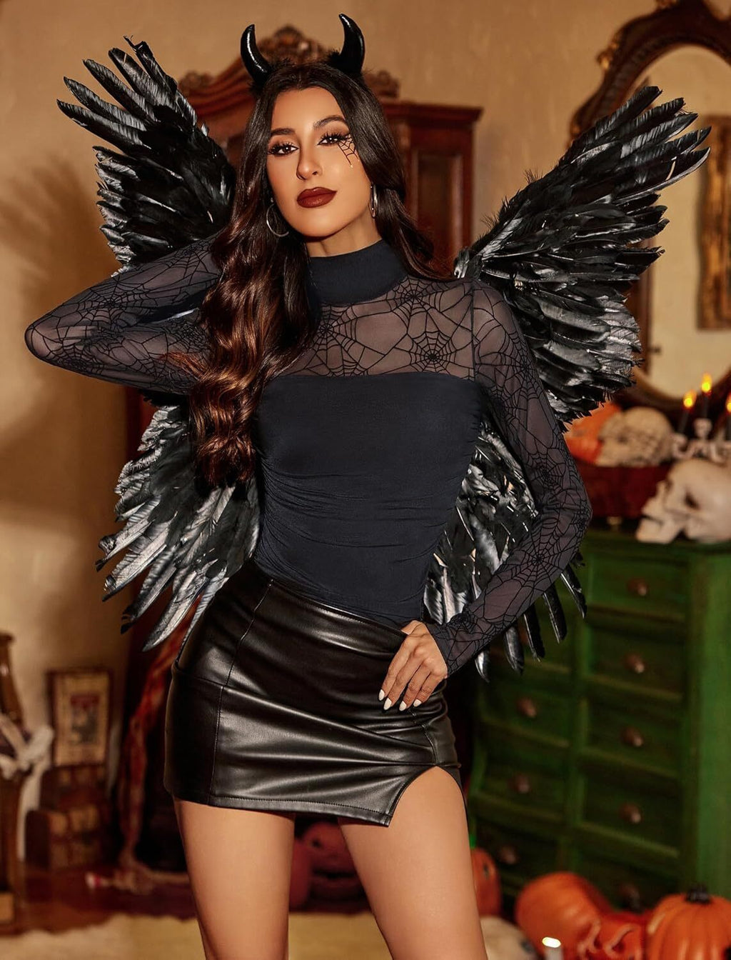 💝Autumn Specials💝Women's Long Sleeve Tights Turtleneck Shapewear Bodysuit Mesh Bodysuit Shirt