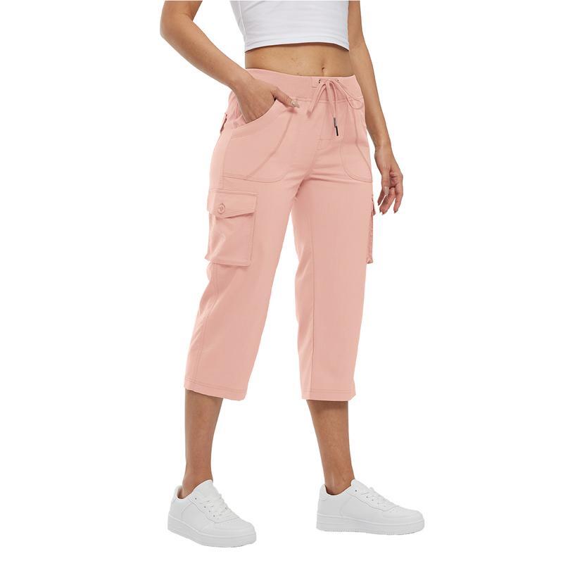 ⚡FINAL SALE⚡-Multi-Pocket Capri Cargo Pants