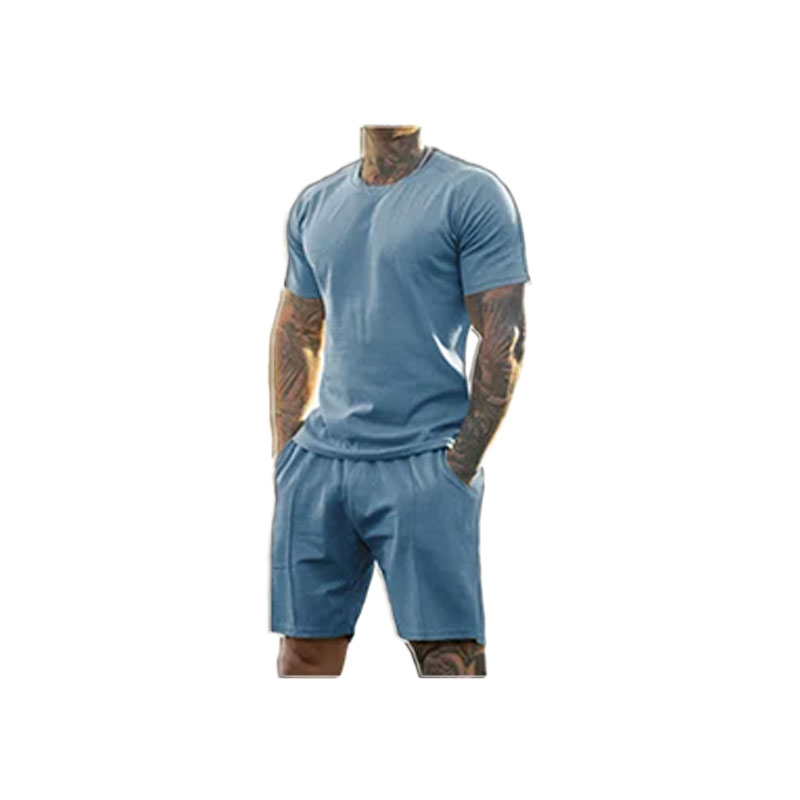 8 Pack-Mens Short Sets 2 Piece Outfits Fashion Summer Tracksuits Casual Set