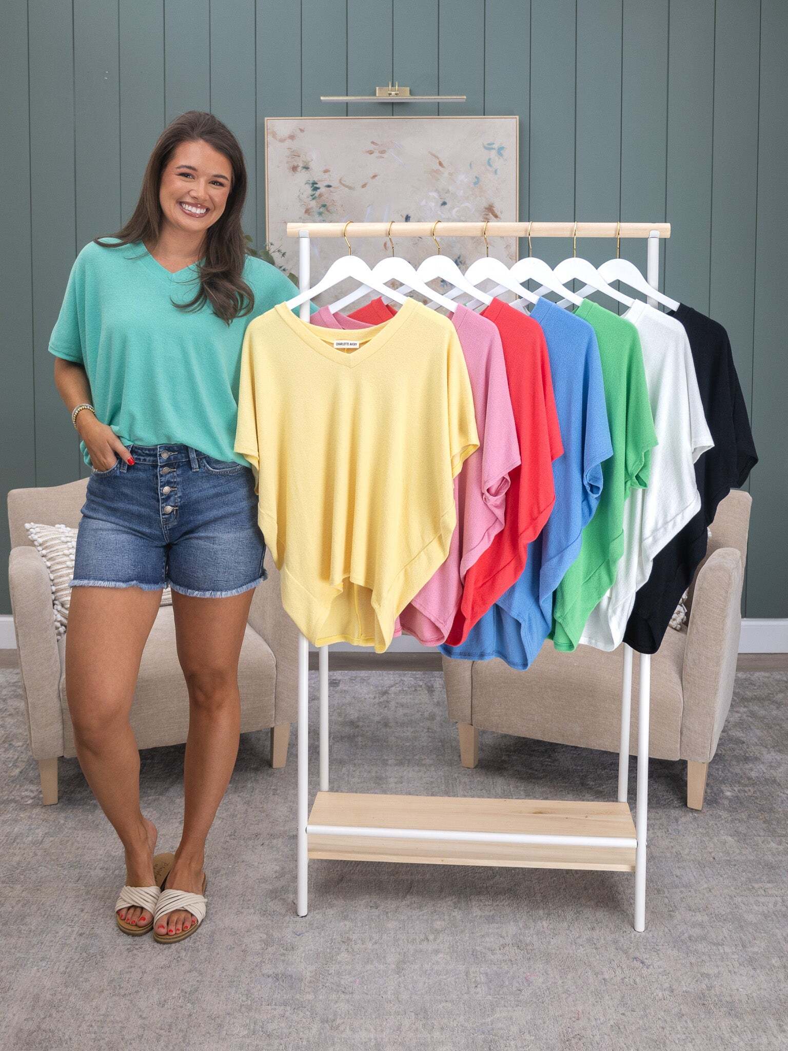 💥 Final Sale Short Sleeve Dreamy Knit V Neck Top | S - 3X