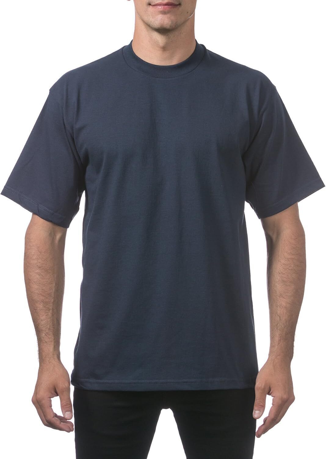 Men's Heavyweight Cotton Short Sleeve Crew Neck T-Shirt