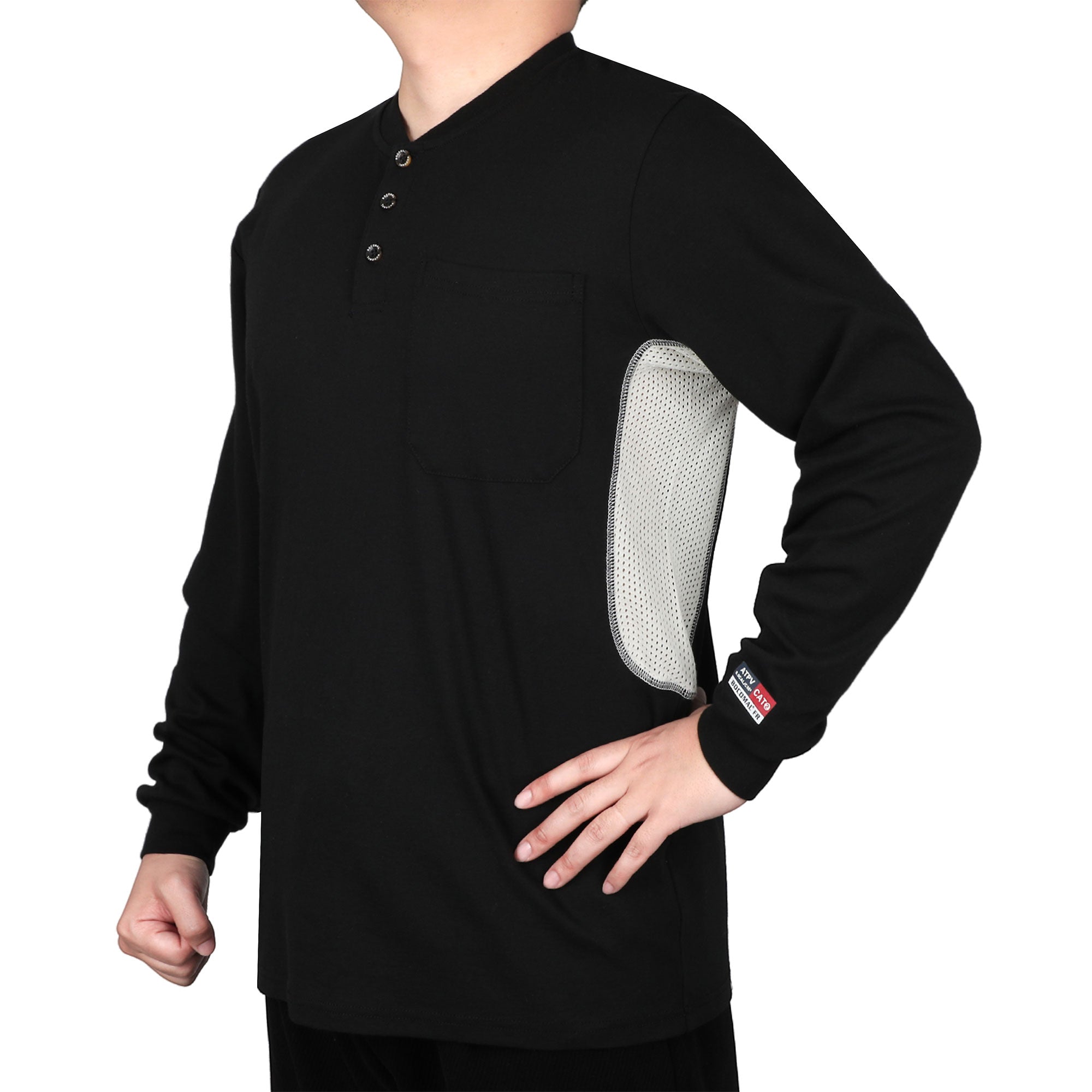 Buttonless/Button Pullover T-Shirts/Breathable Vented Design