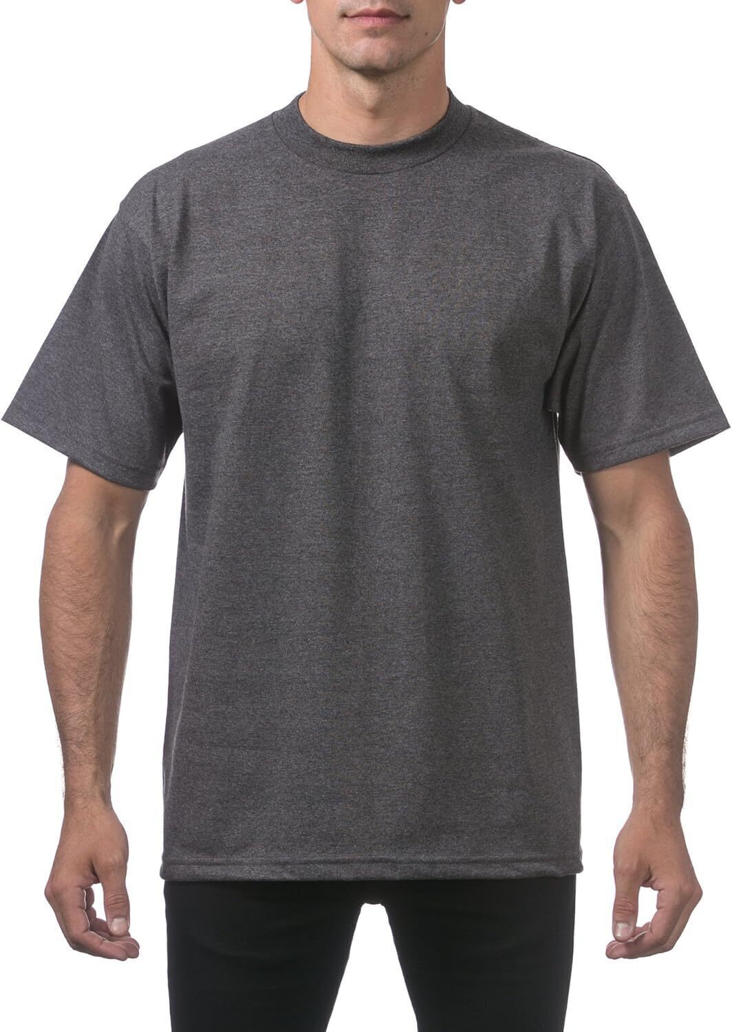 Men's Heavyweight Cotton Short Sleeve Crew Neck T-Shirt