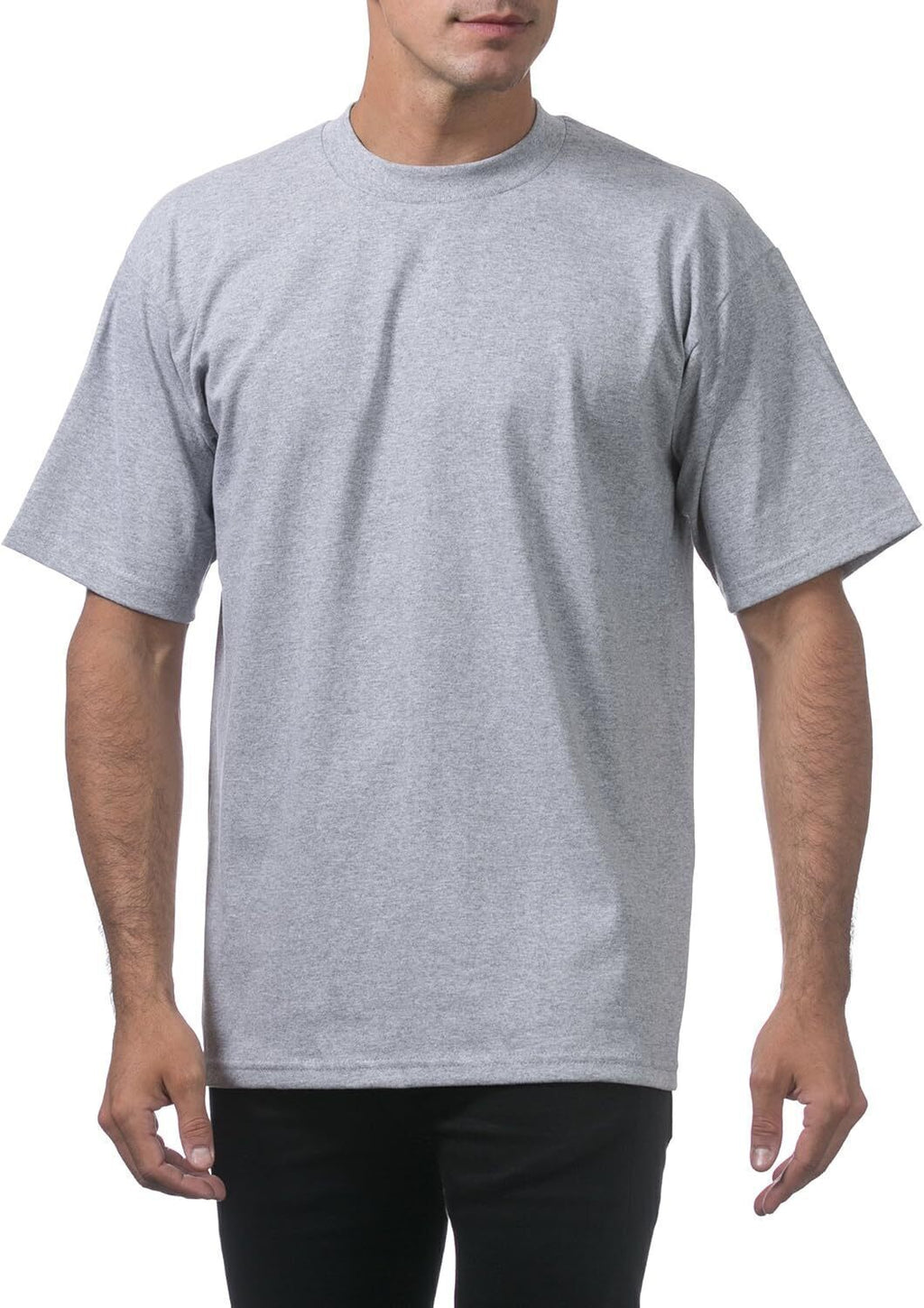 Men's Heavyweight Cotton Short Sleeve Crew Neck T-Shirt