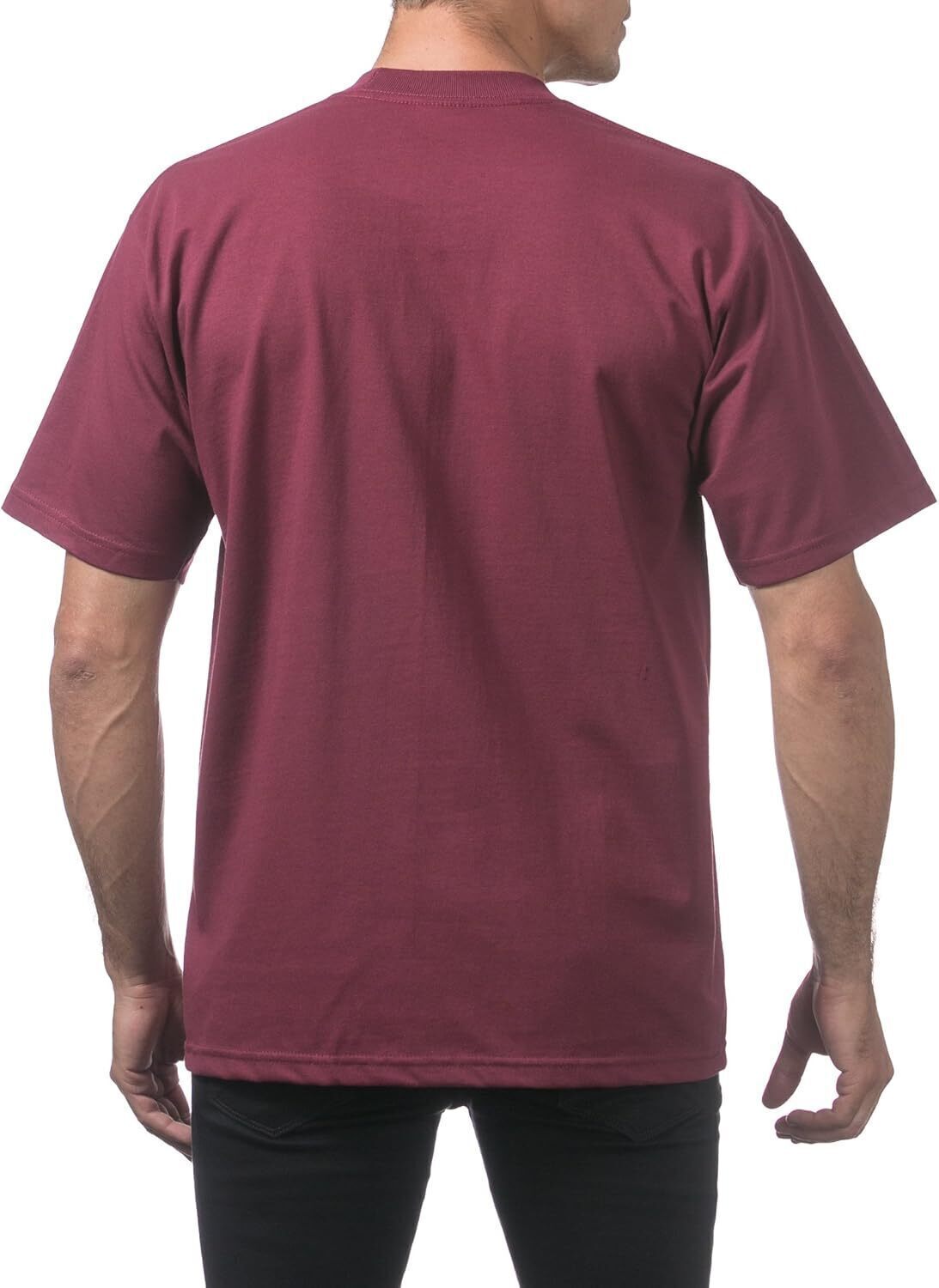 Men's Heavyweight Cotton Short Sleeve Crew Neck T-Shirt