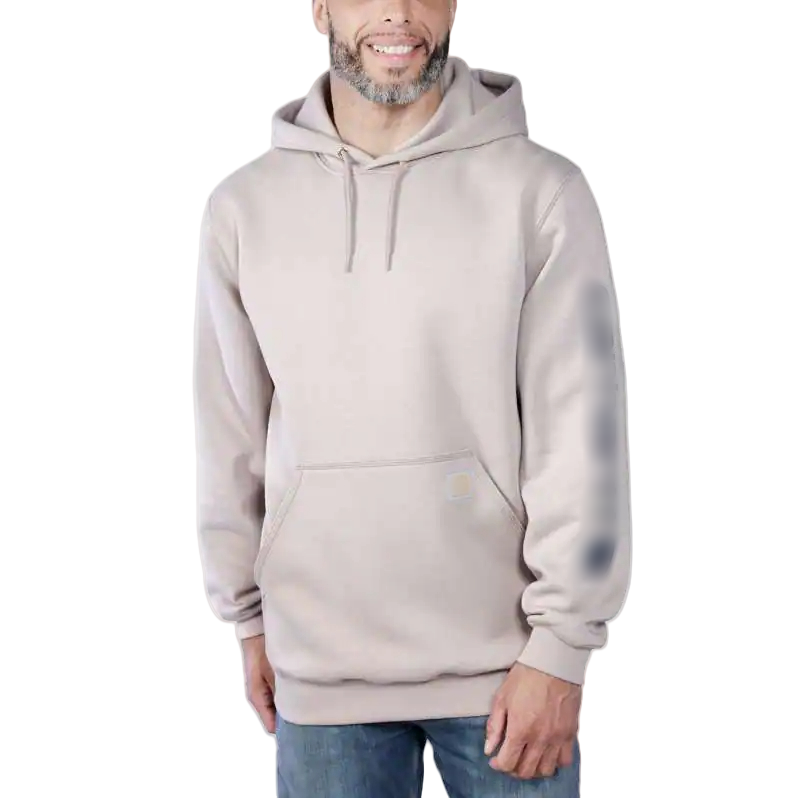 🔥Last Day Promotion!Men's Midweight Signature Sleeve Logo Hooded Sweatshirt