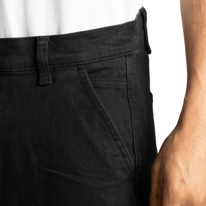 Men's Heavyweight Baggy Fit Denim Cargo Pant