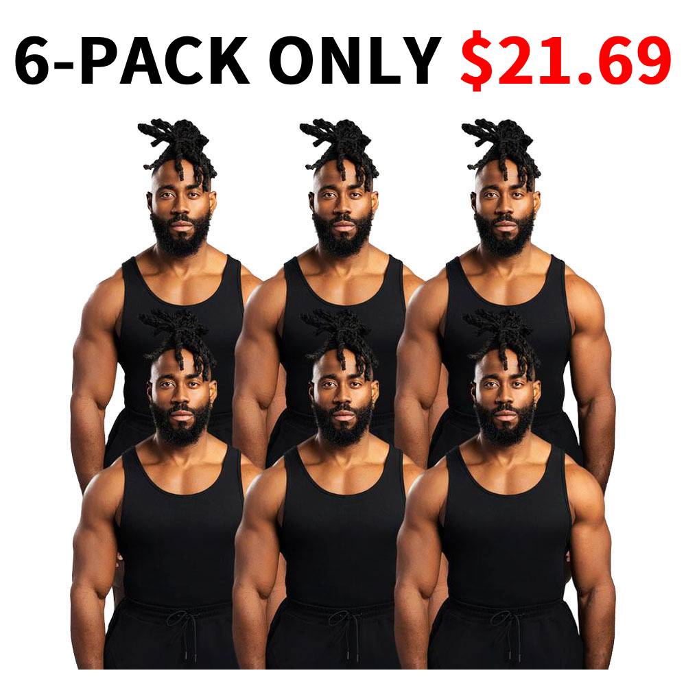 340gsm Men's with Classic Cotton Spandex Tank Top