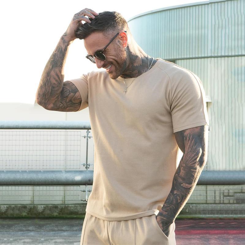 8 Pack-Mens Short Sets 2 Piece Outfits Fashion Summer Tracksuits Casual Set