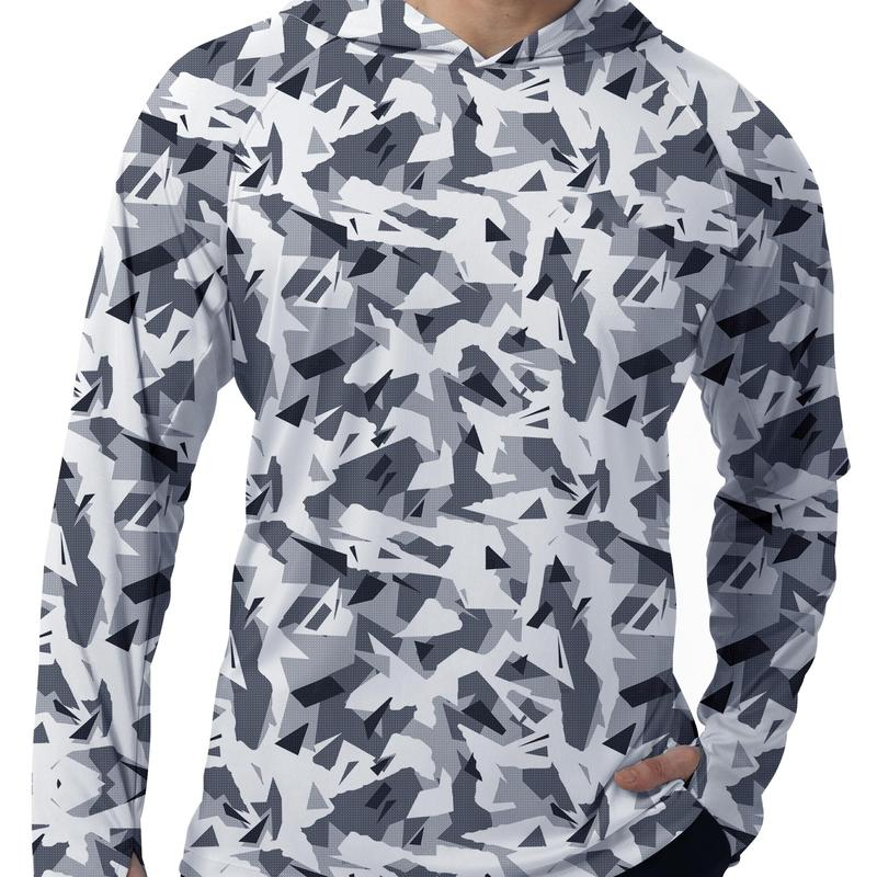 Men's UPF 50+ Sun Protection Hoodie Shirt Long Sleeve SPF Fishing Outdoor UV Hiking Lightweight Shirts