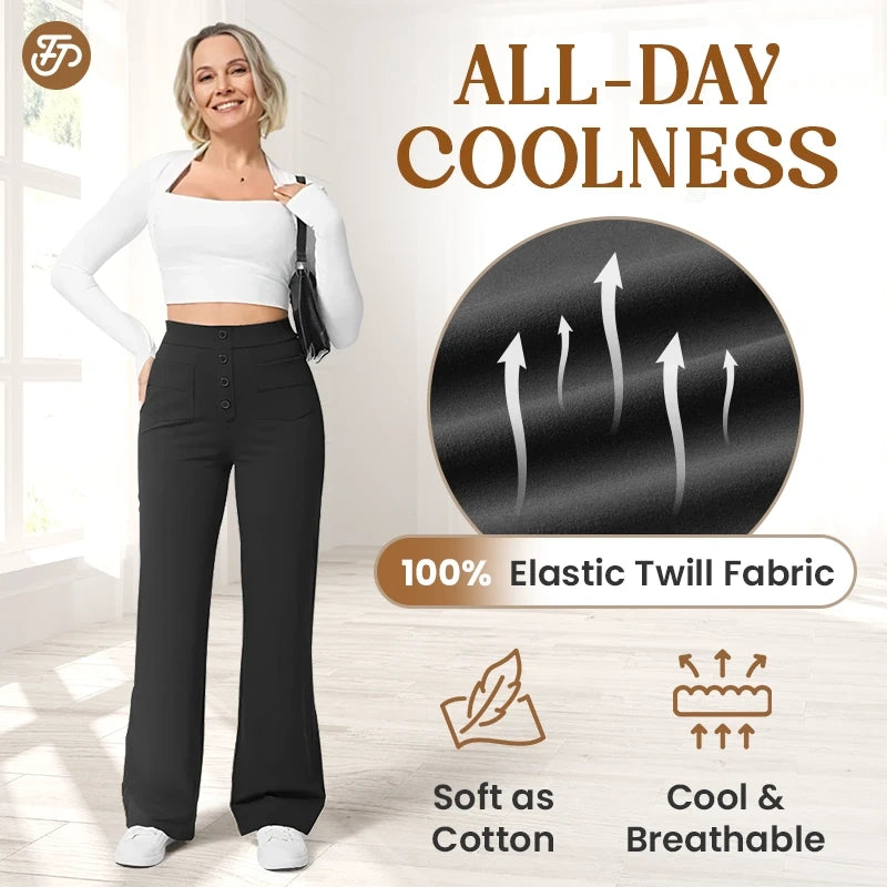FINAL SALE⚡- Women's Casual High Waist Stretch Pants