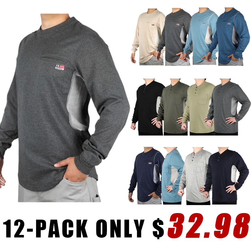 Buttonless/Button Pullover T-Shirts/Breathable Vented Design