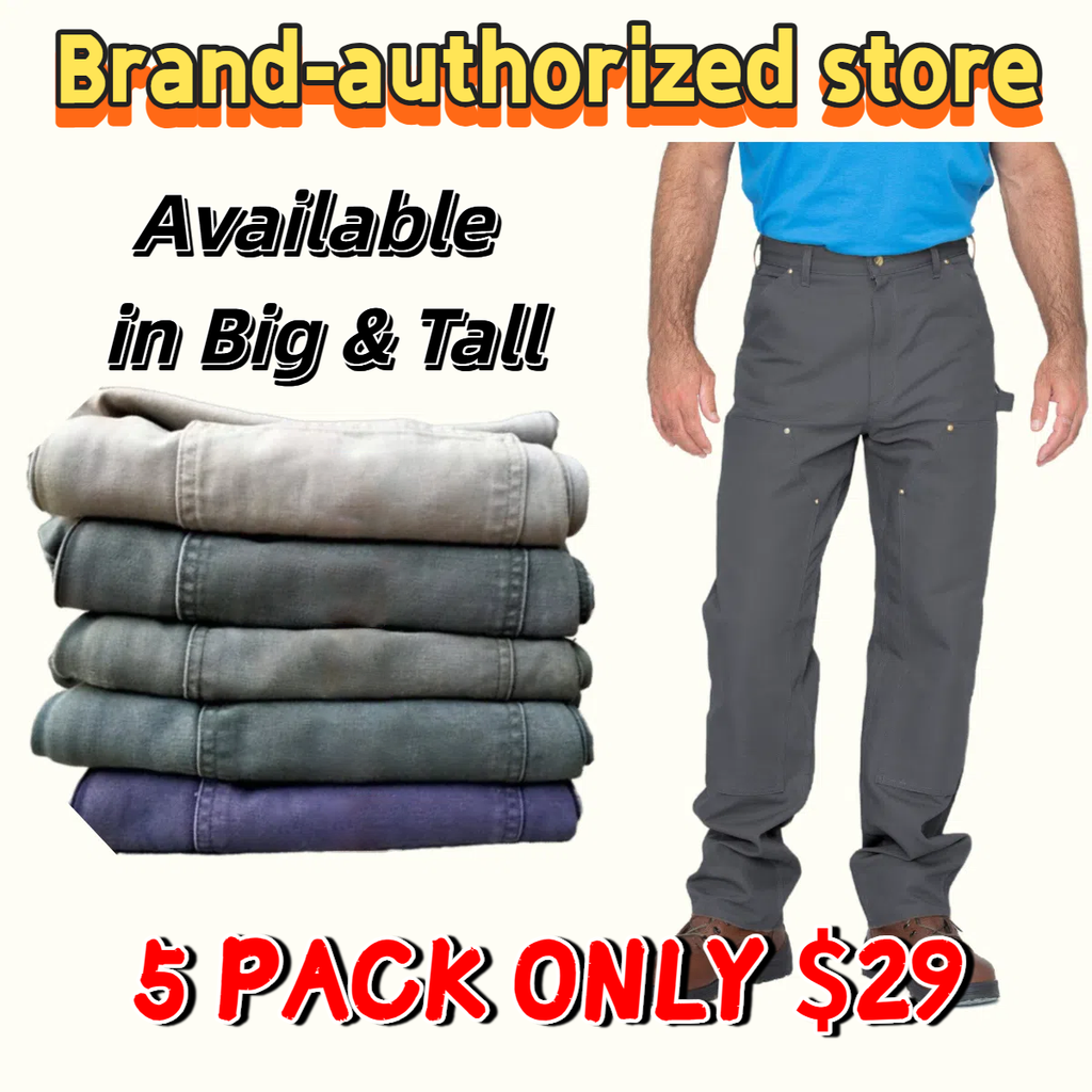 🔥Men's Loose Fit Washed Carpenter Work Pant